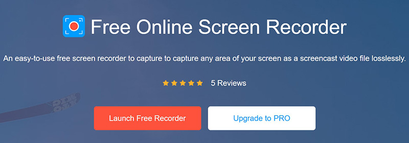 Vidmore Free Screen Recorder starten