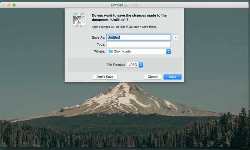 Screenshot auf dem Mac speichern