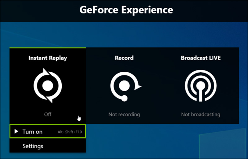 geforce experience instant replay