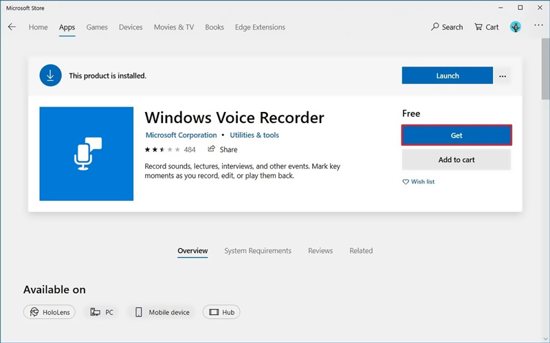 windows 10 voice recorder to record lectures